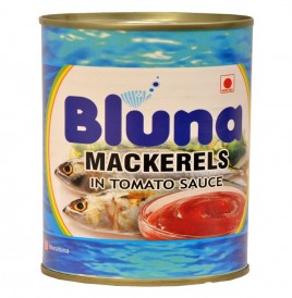 Bluna Mackerels In Tomato Sauce   Tin  425 grams